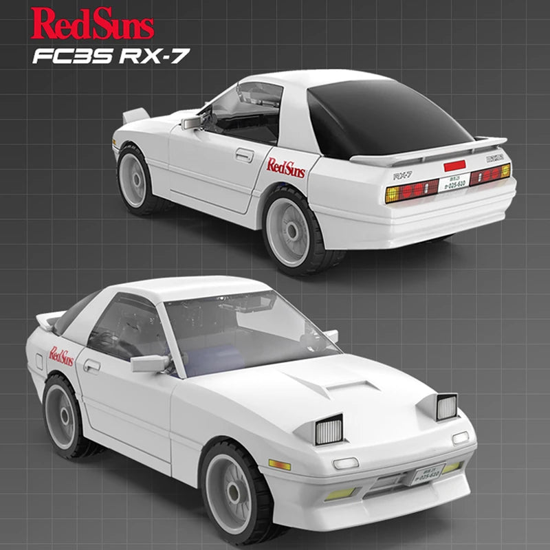 Initial D Cada Building Block Cars