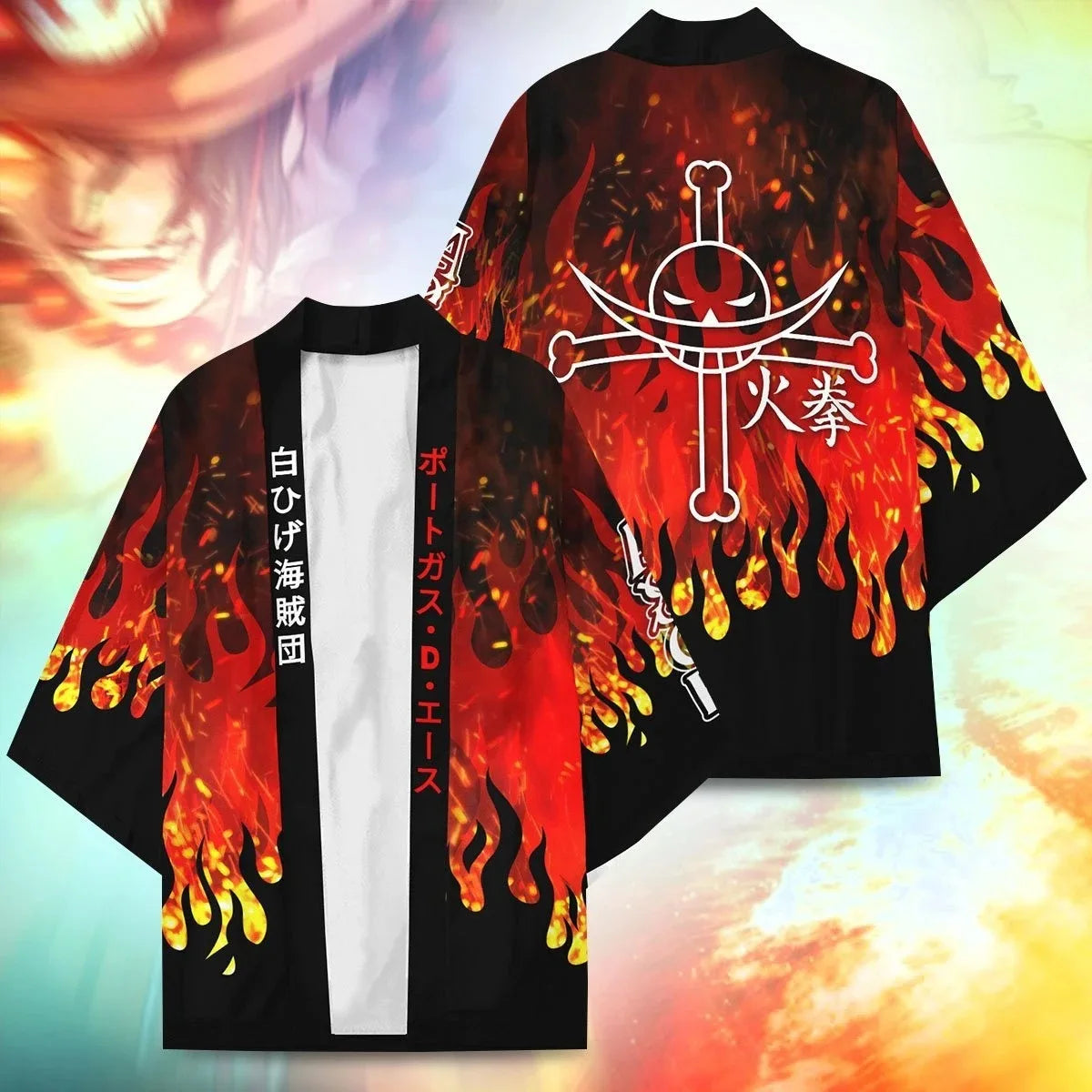 One Piece Anime Kimono Robes – Lightweight Summer Yukata Jacket