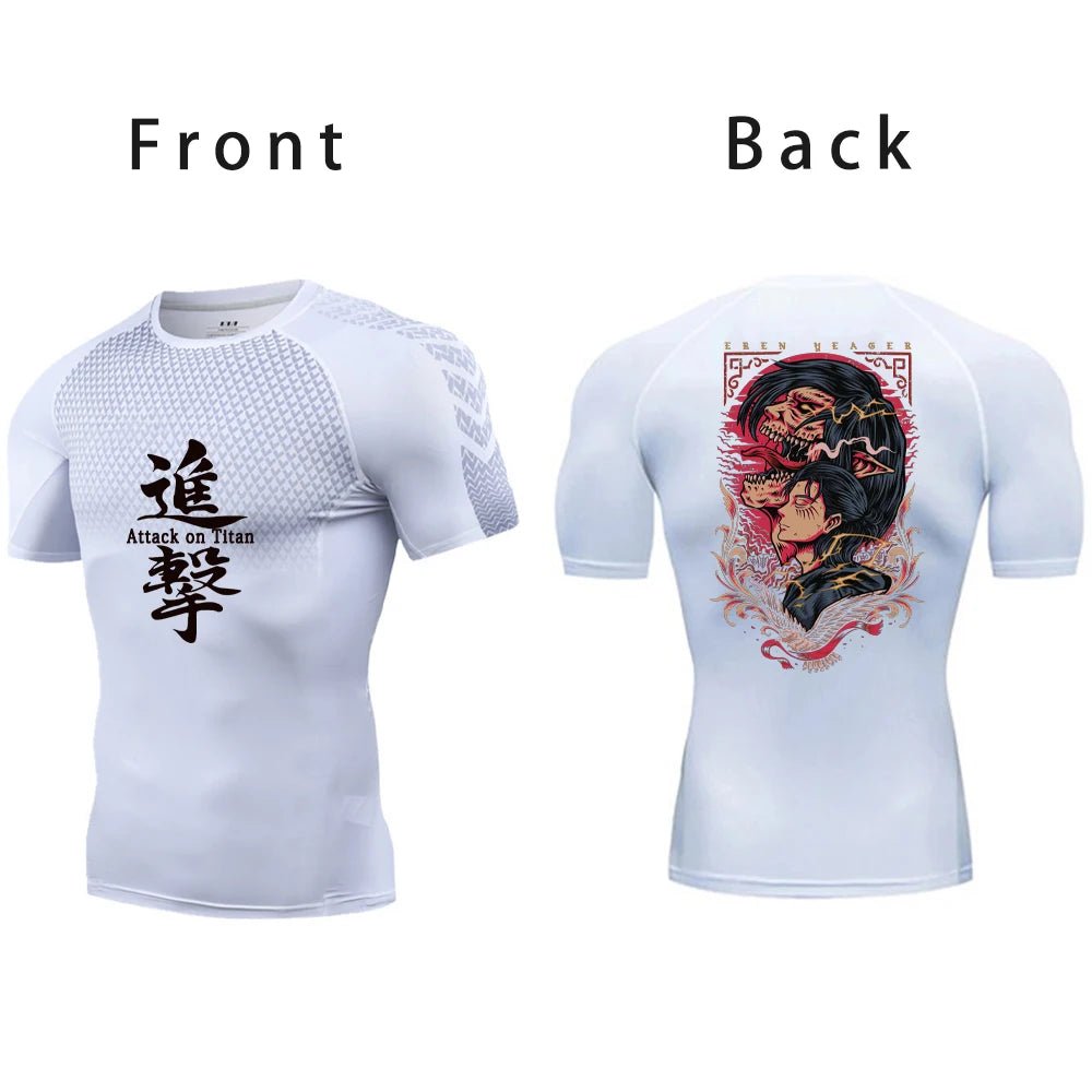 Attack on Titan Compression Gym Shirt - Tokyowai