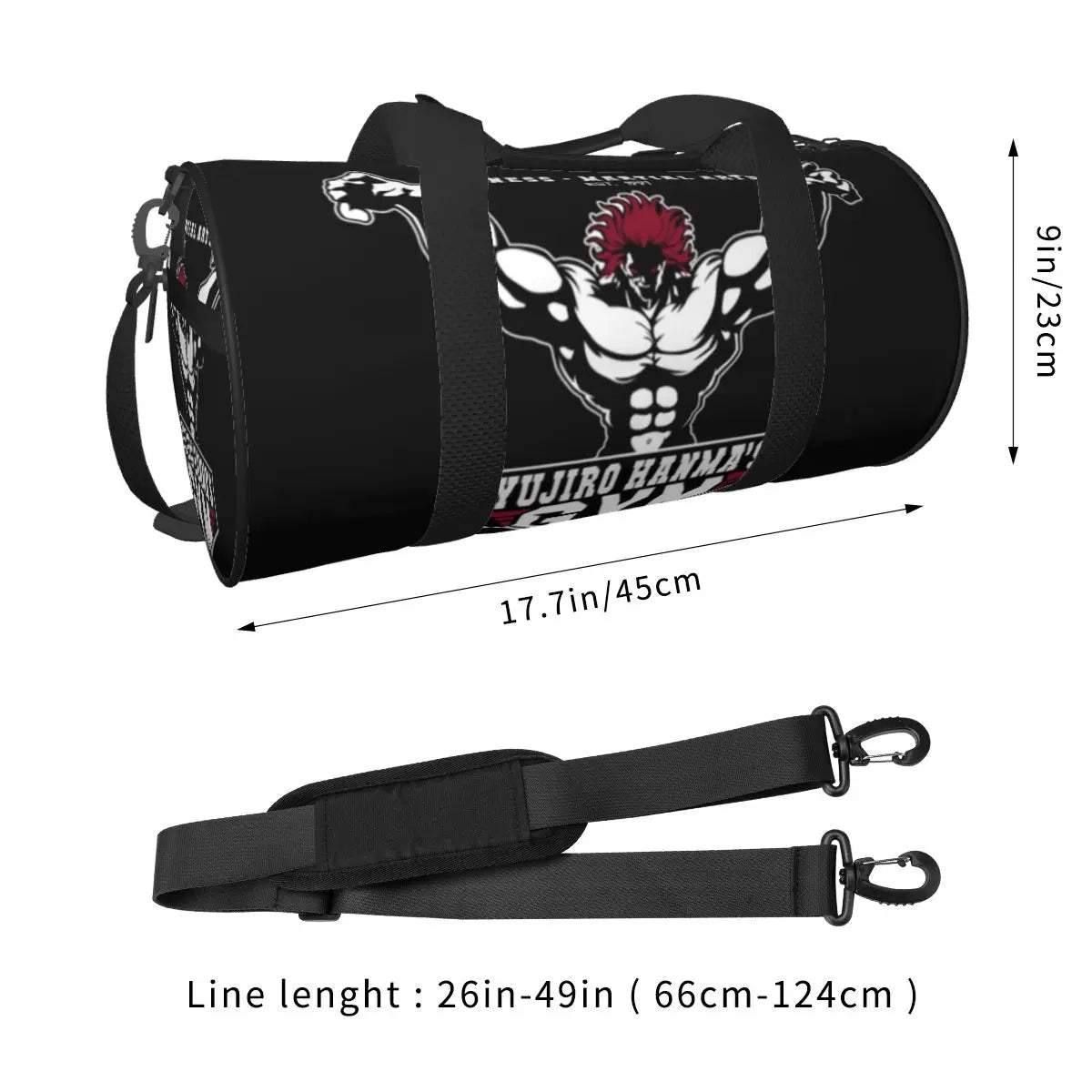 Yujiro Hanma Duffel Bag