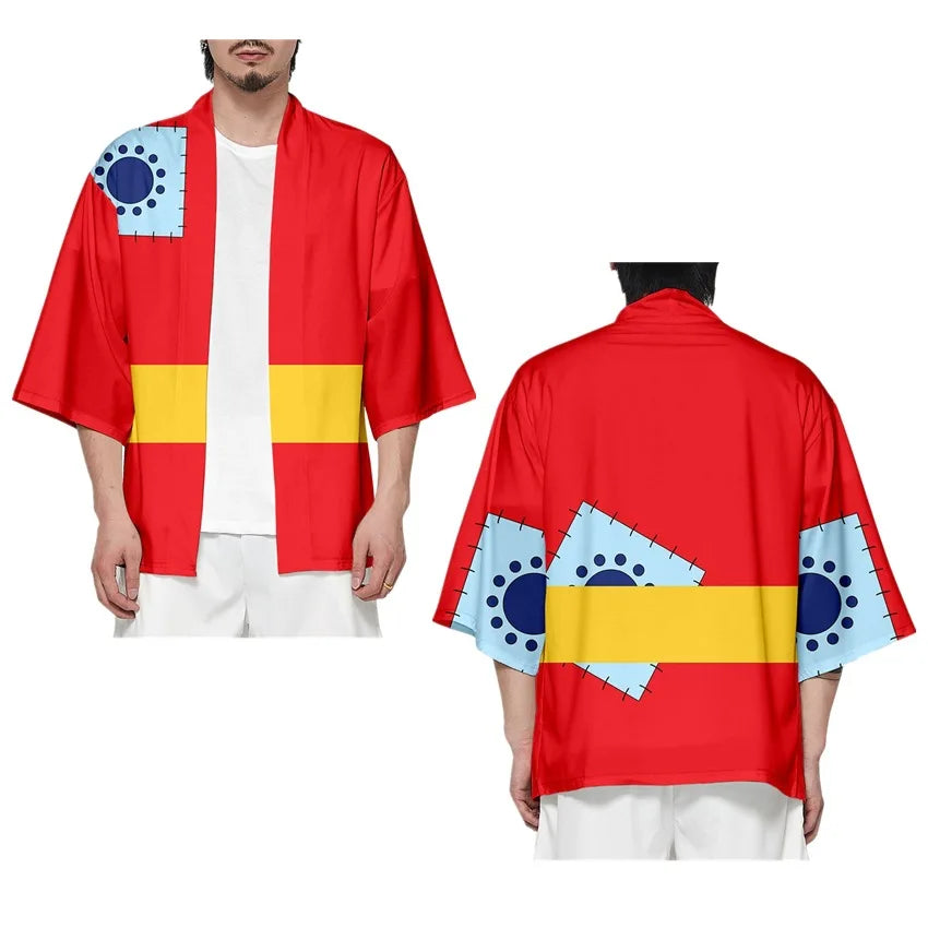 One Piece Anime Kimono Robes – Lightweight Summer Yukata Jacket