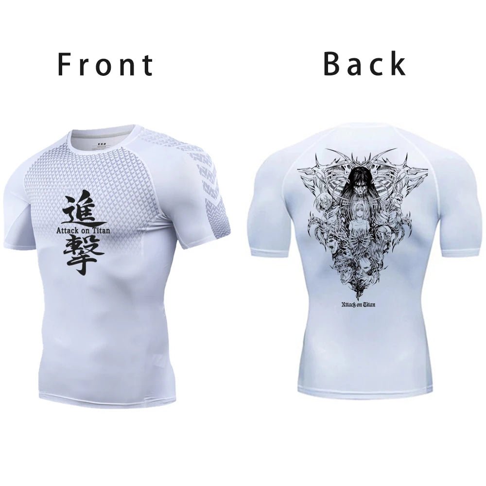 Attack on Titan Compression Gym Shirt - Tokyowai
