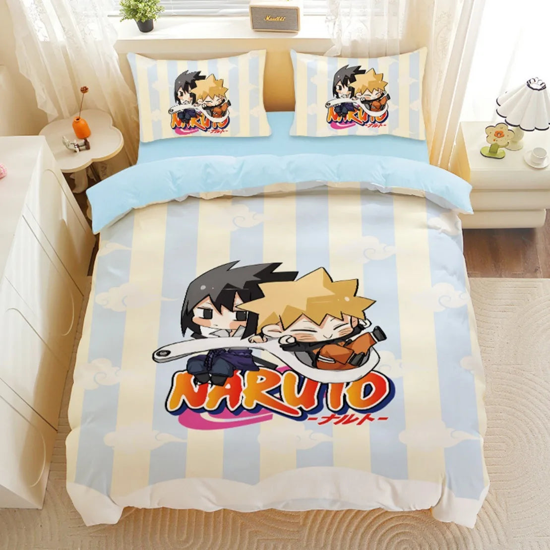Naruto Anime Bedding Set -10 Unique Designs Featuring
