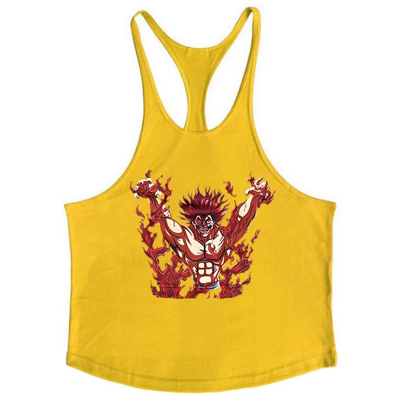 Anime Baki Stringer Tank Top for Men - Tokyowai