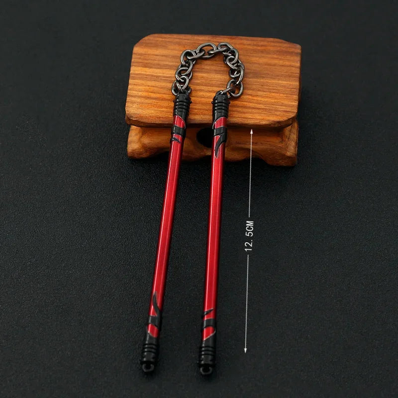 Naruto Keychain Kunai Shuriken Konoha Ninja Pendant - Tokyowai