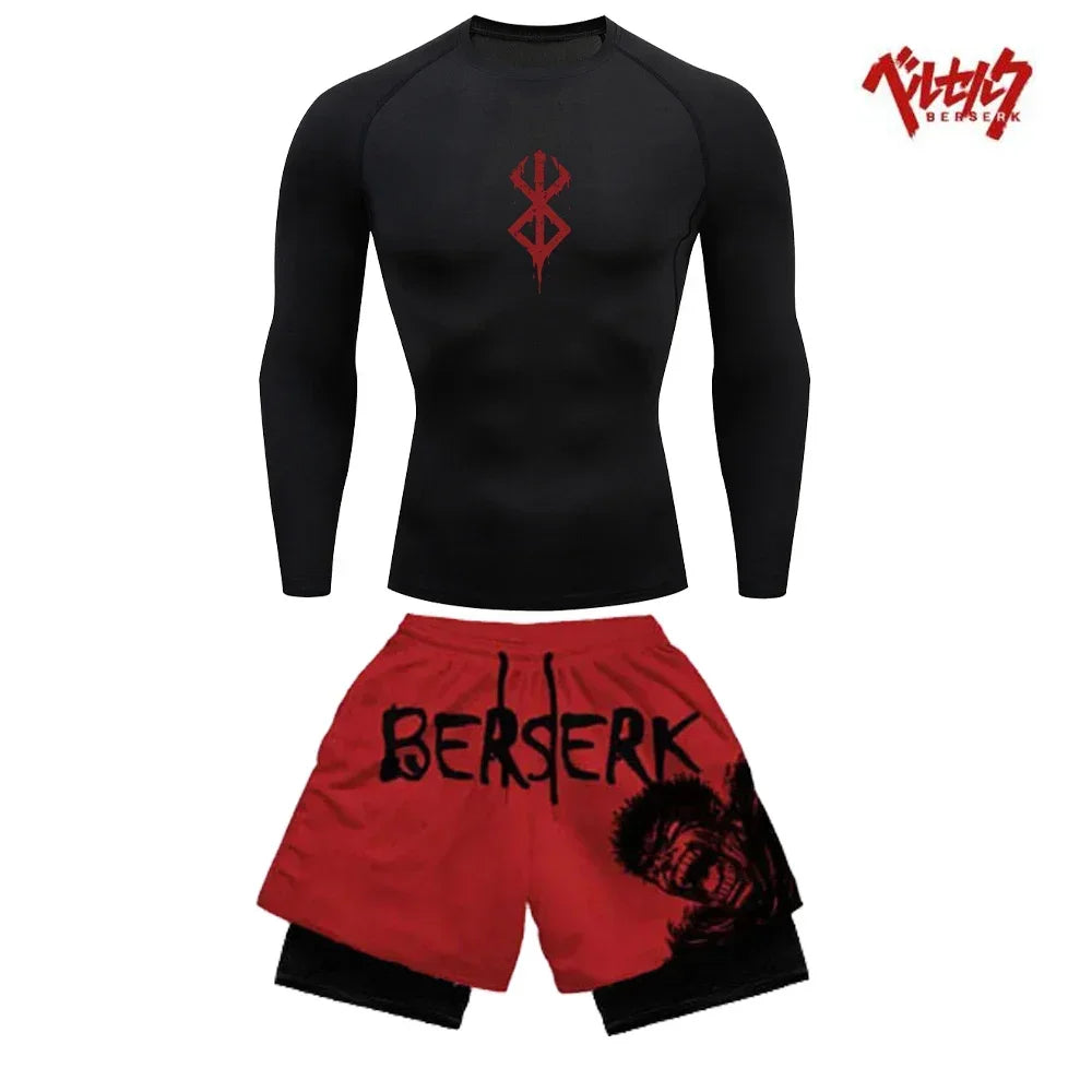 Berserk Compression Set – Brand of Sacrifice Rash Guard and Shorts