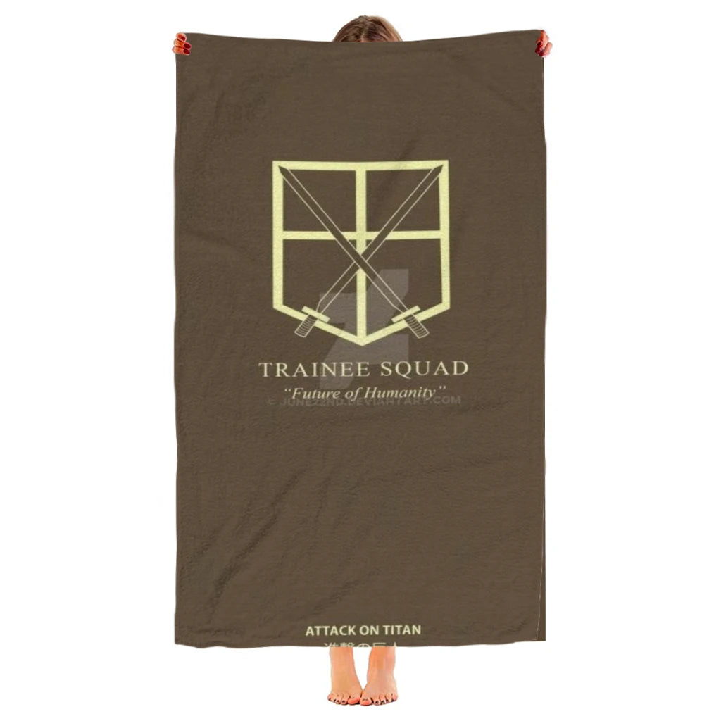 Attack on Titan Microfiber Beach Towel – Quick Dry and Sandproof