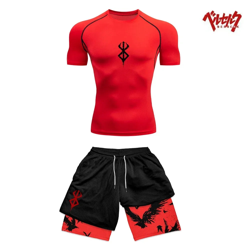 Berserk Compression Set – Brand of Sacrifice Rash Guard and Shorts