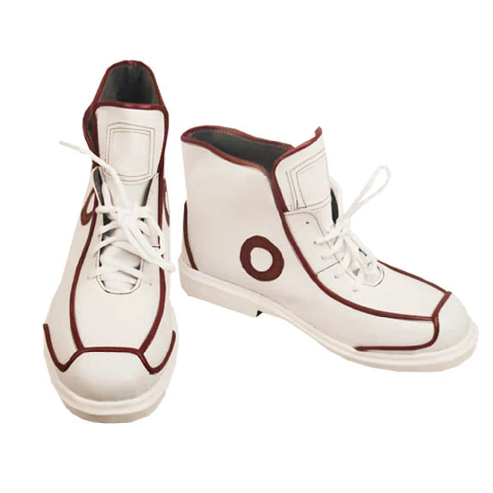 Chainsaw Man Denji Cosplay Shoes – Red-Trimmed High-Top Boots (Unisex)