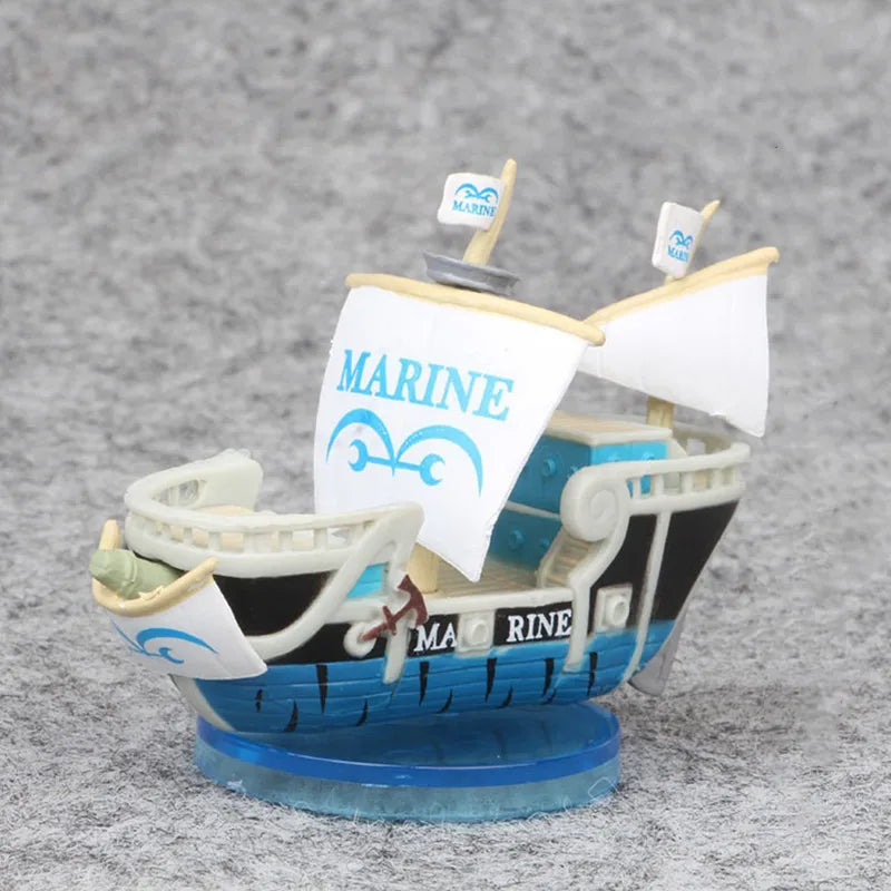 One Piece Miniature Ship Models – Bandai-Style Display Figurines