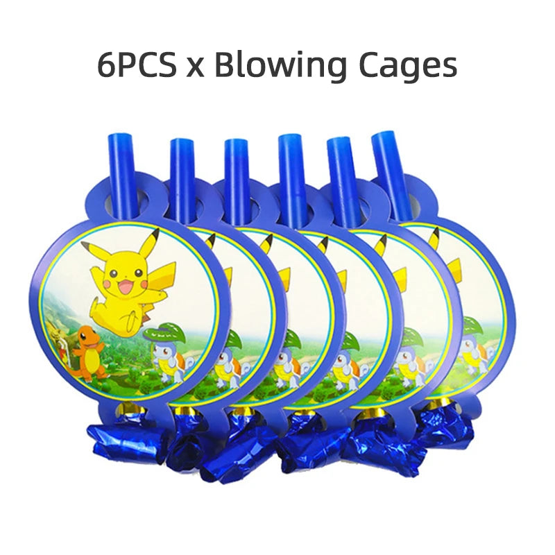 Pokémon Birthday Party Mega Set – 100+ Piece Complete Decoration & Tableware Bundle