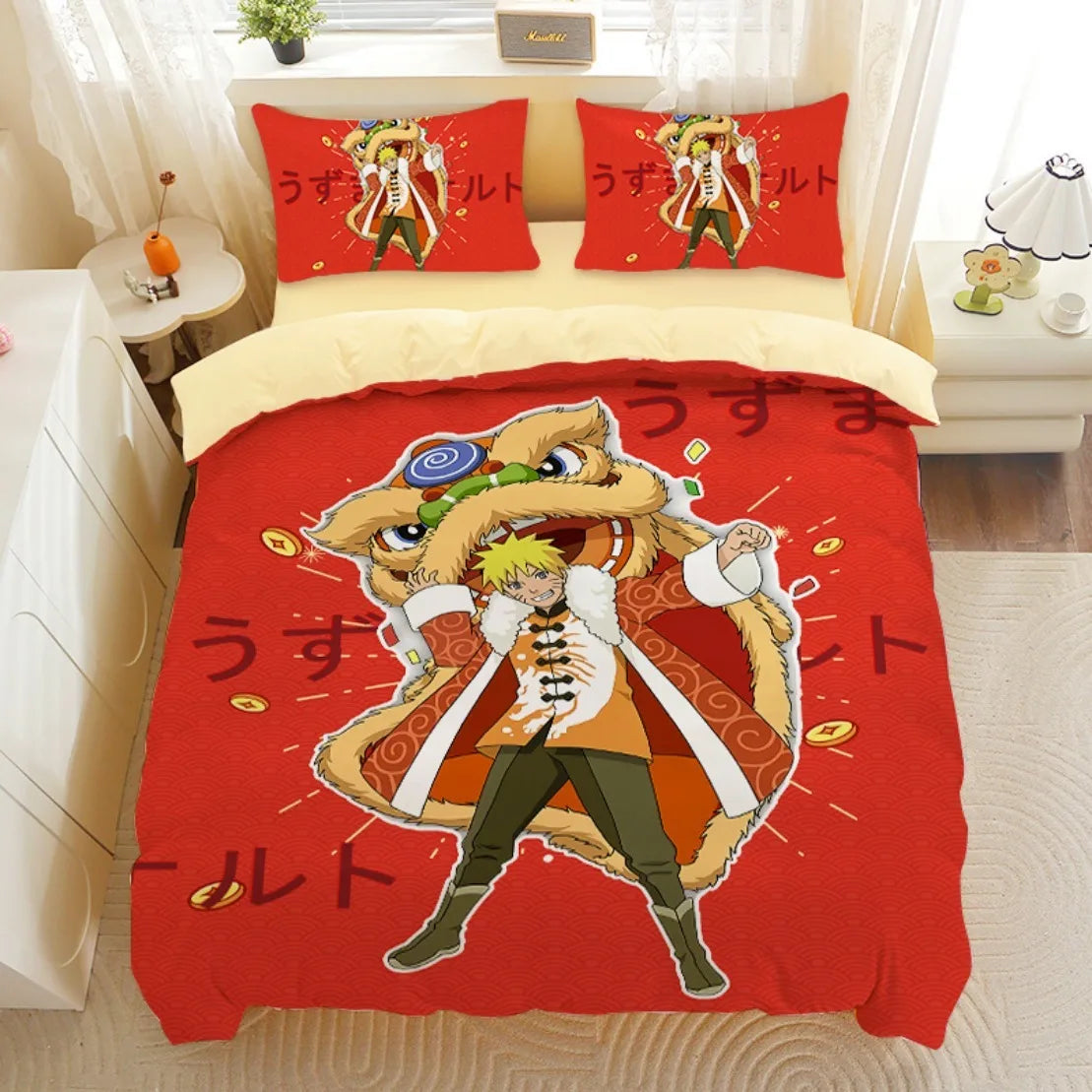 Naruto Anime Bedding Set -10 Unique Designs Featuring