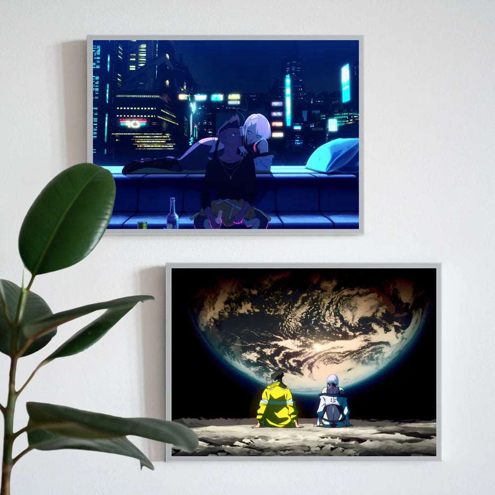 Cyberpunk Edgerunners LED Art Frames – Immersive Backlit Decor with Customizable Lighting - Tokyowai