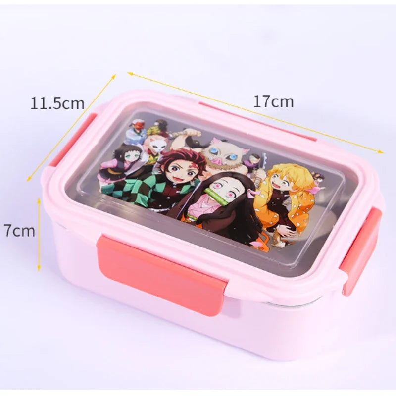 Demon Slayer Stainless Steel Bento Lunch Box - Leakproof & Insulated - Tokyowai