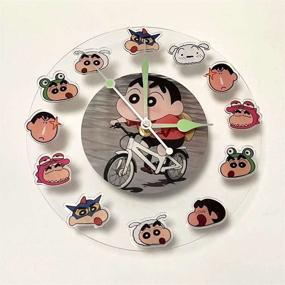 Crayon Shin-Chan Acrylic Clock - Tokyowai