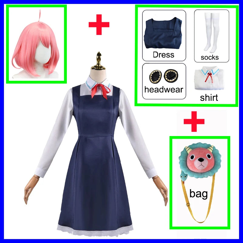 Spy x Family Anya Forger Cosplay Dress Set