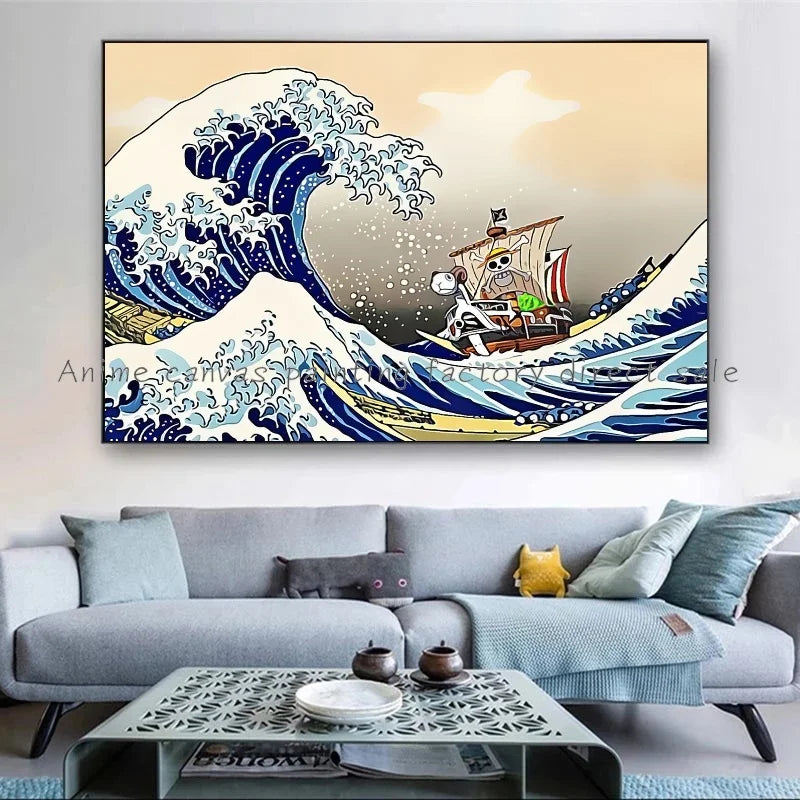One Piece Monkey Poster Canvas Painting - Tokyowai