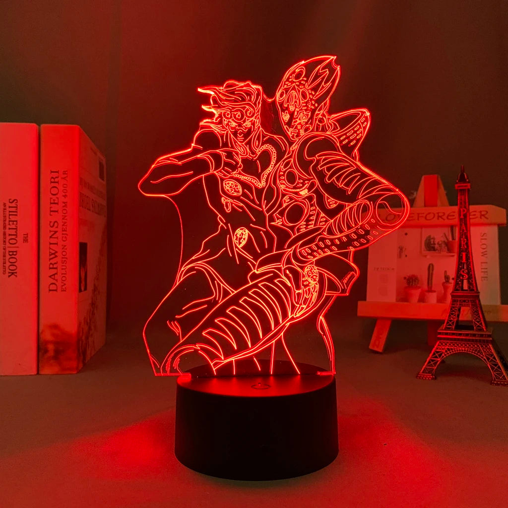 Jotaro Kujo 3D LED Night Light – JoJo’s Bizarre Adventure Edition