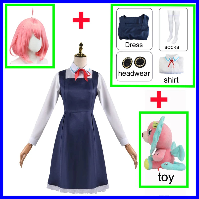 Spy x Family Anya Forger Cosplay Dress Set