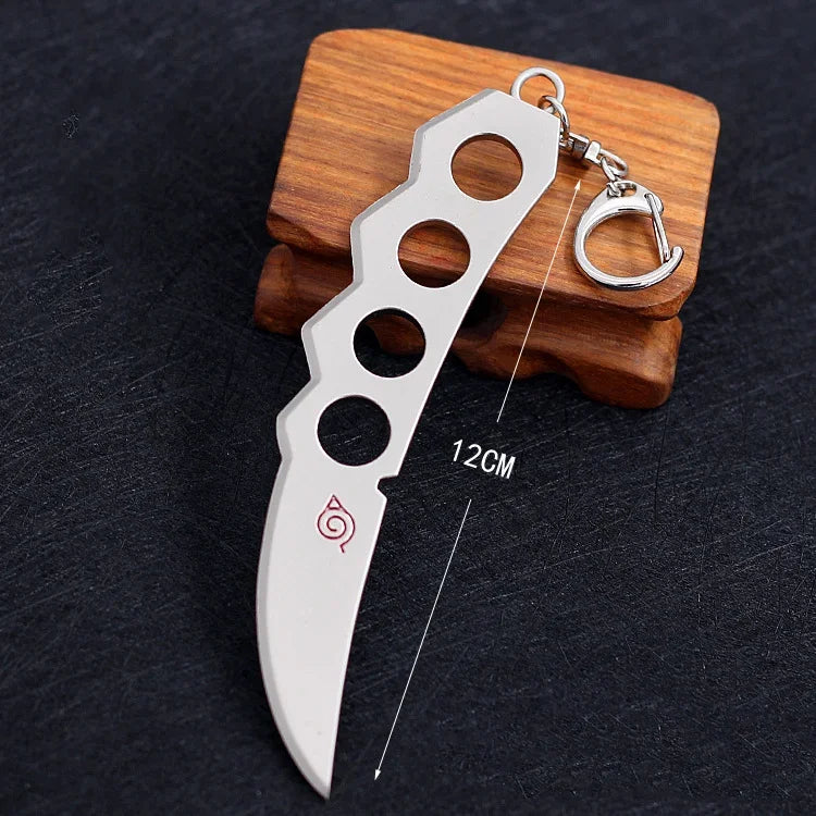 Naruto Keychain Kunai Shuriken Konoha Ninja Pendant - Tokyowai