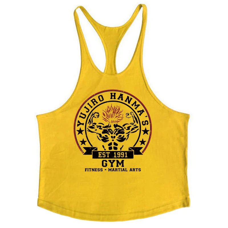 Anime Baki Stringer Tank Top for Men - Tokyowai