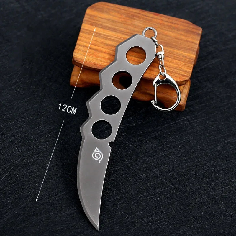 Naruto Keychain Kunai Shuriken Konoha Ninja Pendant - Tokyowai