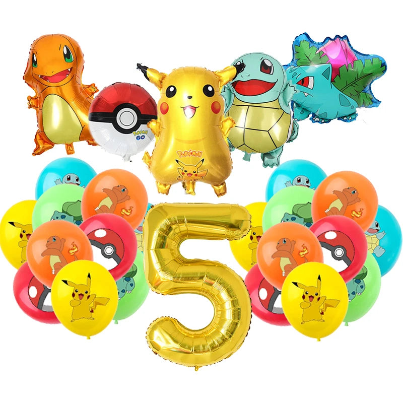 Pokémon Birthday Party Mega Set – 100+ Piece Complete Decoration & Tableware Bundle