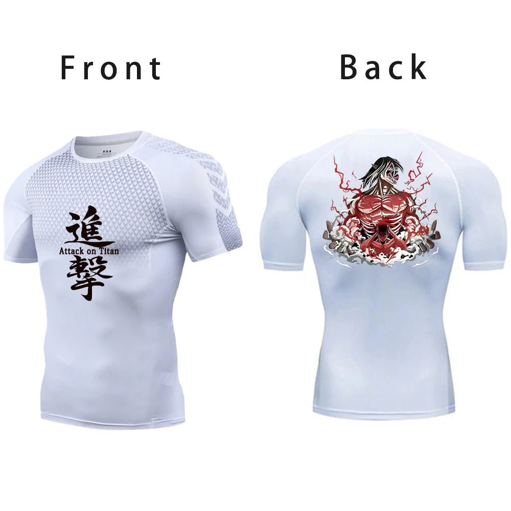 Attack on Titan Compression Gym Shirt - Tokyowai