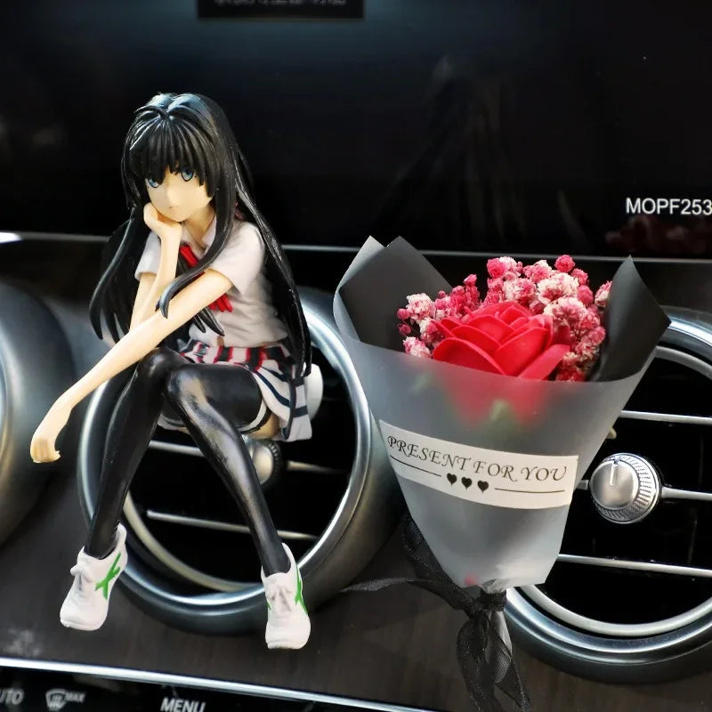 One Piece Car Vent Figures – Luffy & Ship Clip-On Decorations