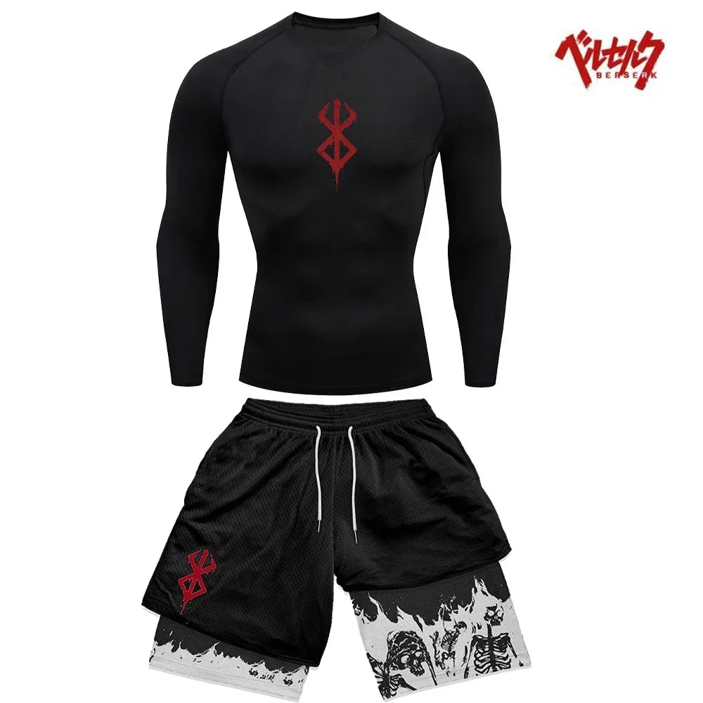 Berserk Compression Set – Brand of Sacrifice Rash Guard and Shorts