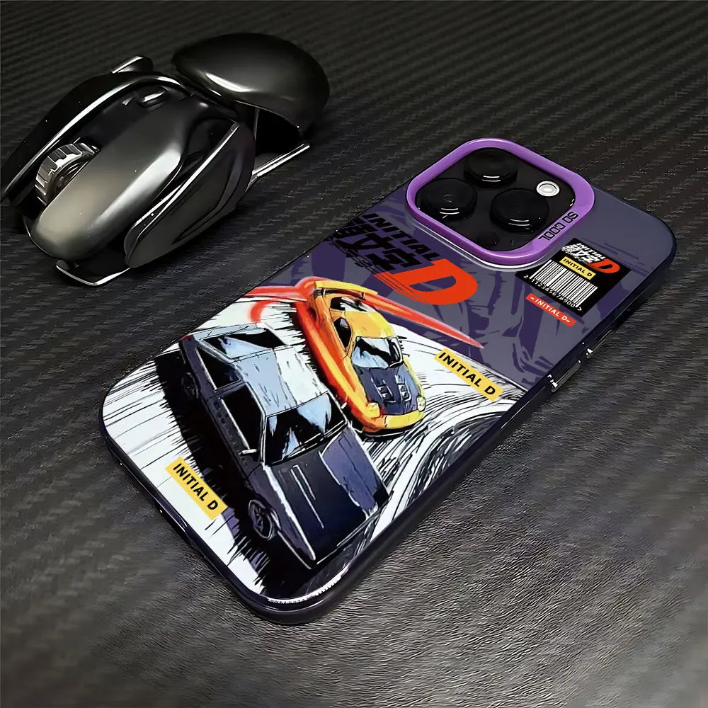 Initial D AE86 Tempered Glass Drift Phone Case