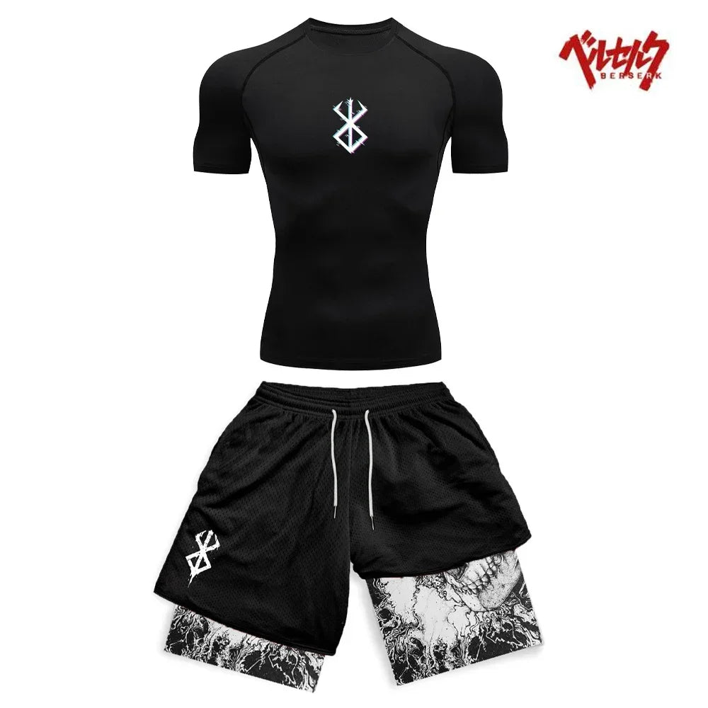 Berserk Compression Set – Brand of Sacrifice Rash Guard and Shorts