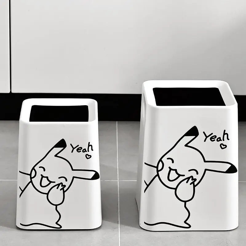 Pikachu "Yeah" Trash Bin - Small and Large Sizes