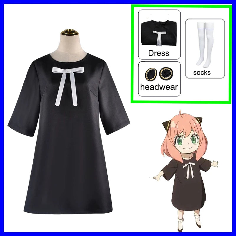 Spy x Family Anya Forger Cosplay Dress Set