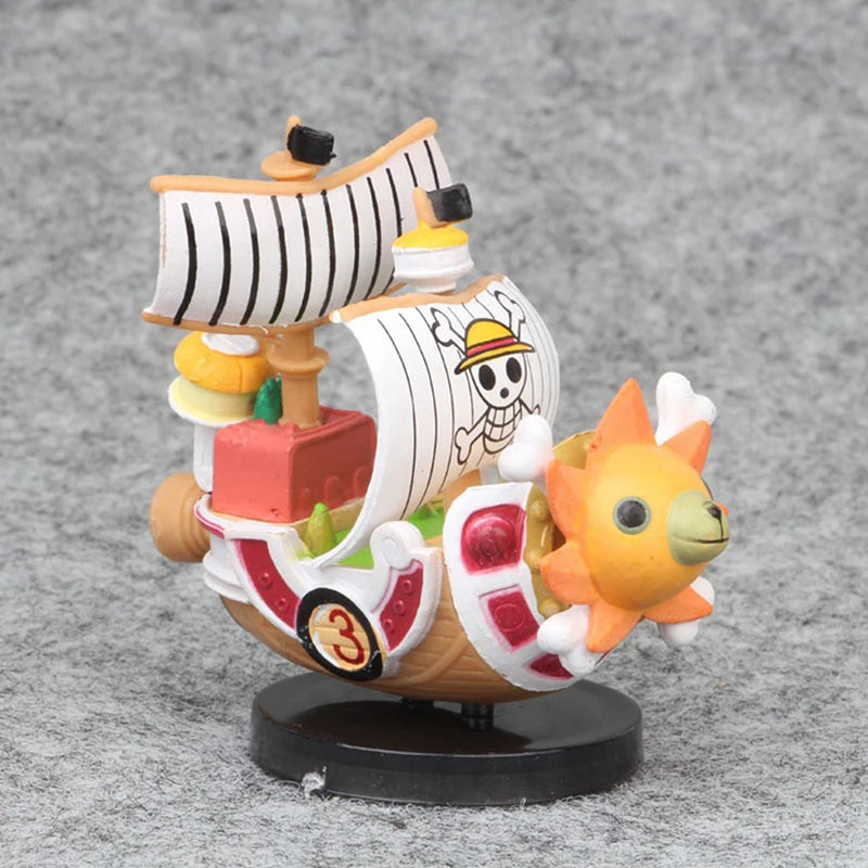 One Piece Miniature Ship Models – Bandai-Style Display Figurines