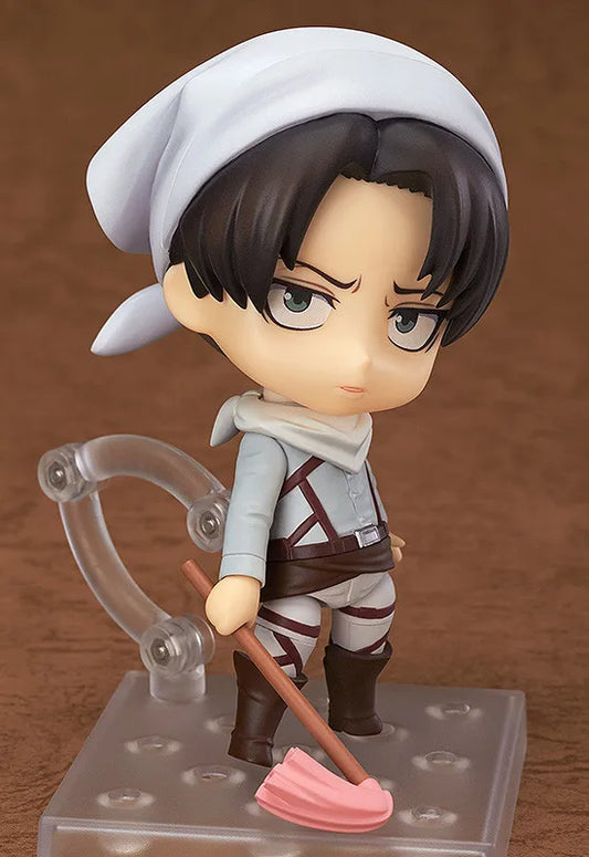 Attack on Titan Levi Cleaning Nendoroid Figure - Tokyowai