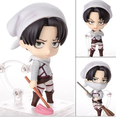 Attack on Titan Levi Cleaning Nendoroid Figure - Tokyowai