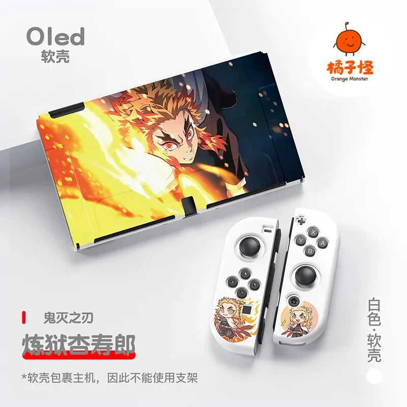 Demon Slayer Nintendo Switch Console Skin - Premium Anime Design for Switch & Switch OLED - Tokyowai