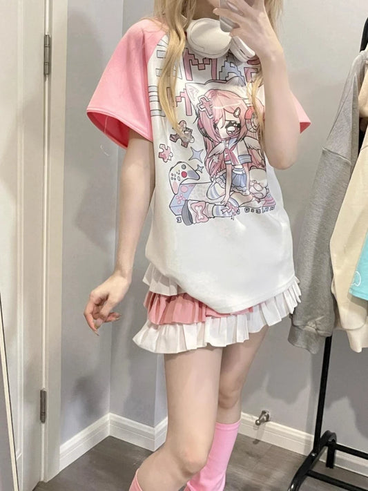 Yume Kawaii Oversized Pastel Jacket – Japanese Harajuku Dream