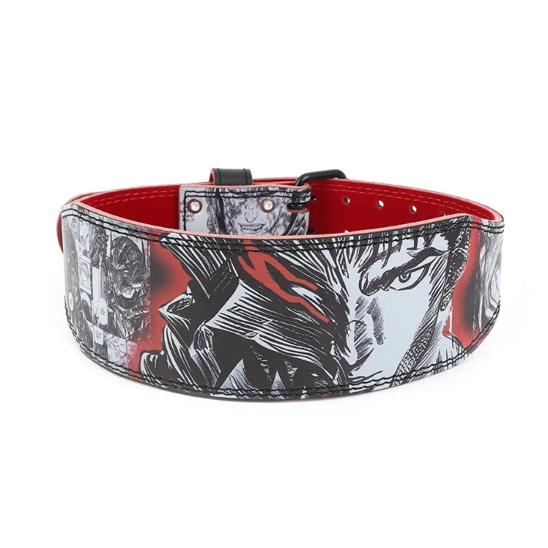 Berserk Guts Leather Choker and Wristband Set – Dark Fantasy Cosplay Accessory