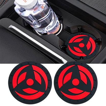 Naruto Sharingan Car Cup Holder Inserts – Bring Out Your Inner Uchiha