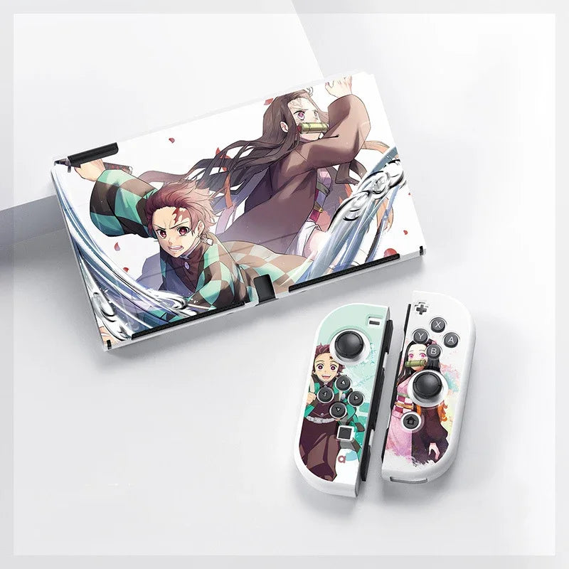 Demon Slayer Nintendo Switch Console Skin - Premium Anime Design for Switch & Switch OLED - Tokyowai
