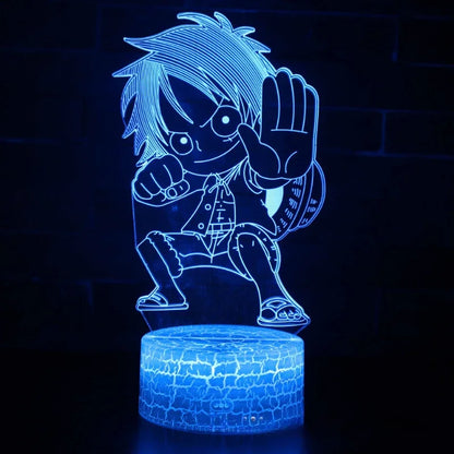 One Piece LED Night Light –26 Character & Symbol Variants