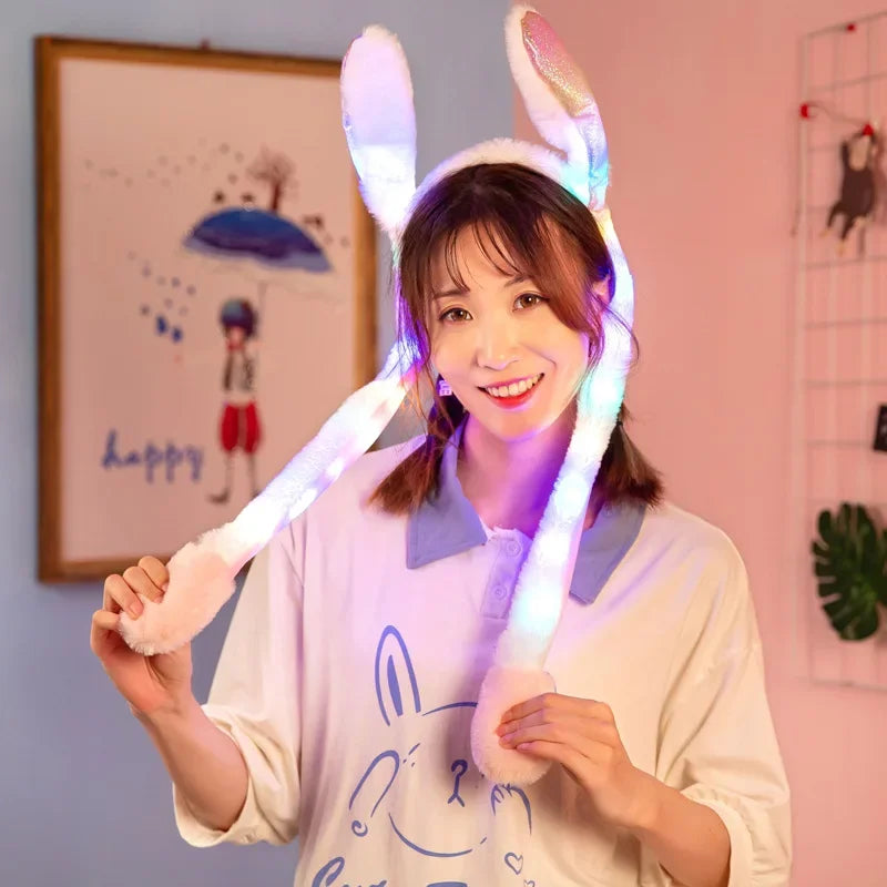 Pikachu LED Light-Up Plush Hat with Moving Ears - Tokyowai