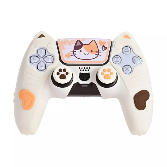 kawaii Neko Paw Silicone Controller Cover for PS5 - Tokyowai