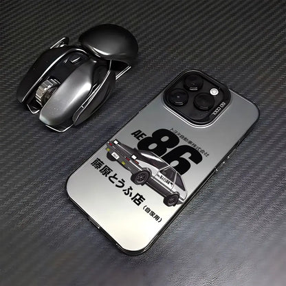 Initial D AE86 Tempered Glass Drift Phone Case