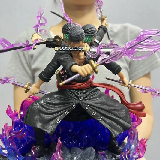 Zoro Nine Sword Style Resin Statue – 40cm Ashura Transformation Ver.