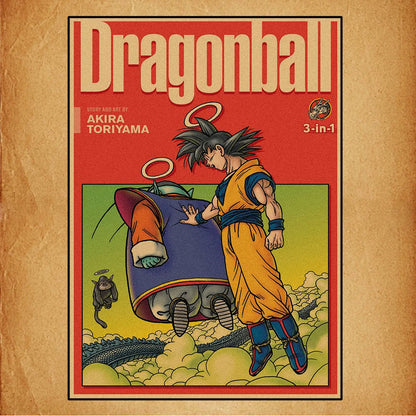 Dragon Ball Retro Poster Set – Unframed Wall Art Prints