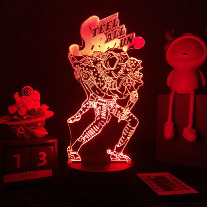 Jotaro Kujo 3D LED Night Light – JoJo’s Bizarre Adventure Edition