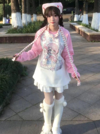 Yume Kawaii Oversized Pastel Jacket – Japanese Harajuku Dream